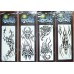 Временные татуировки в ассортименте Waterproof body tattoo stickers